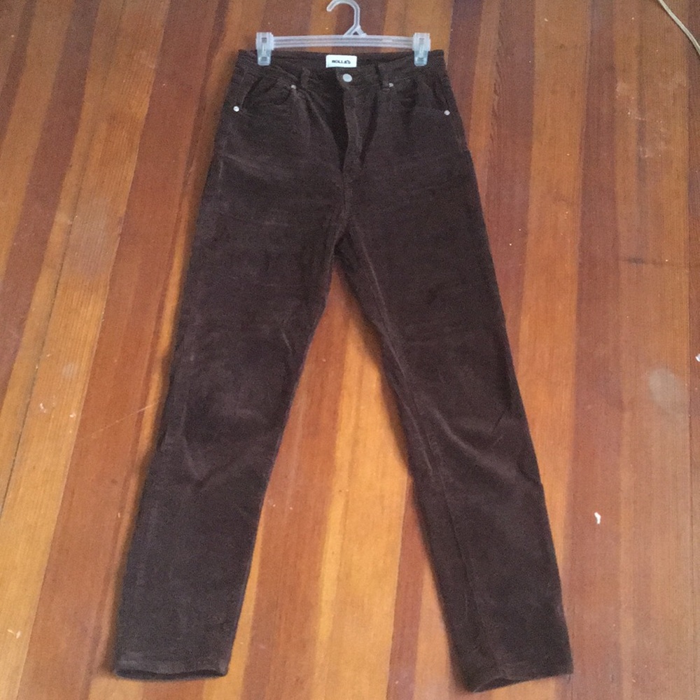Rolla’s Brown Hi-rise Corduroys